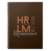 Klassiek verfijnd Harlem Renaissance Spelen Notitieboek (Voorkant)