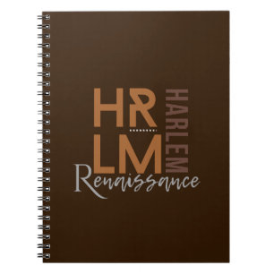 Klassiek verfijnd Harlem Renaissance Spelen Notitieboek