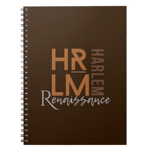 Klassiek verfijnd Harlem Renaissance Spelen Notitieboek (Voorkant)