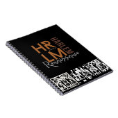 Klassiek verfijnd Harlem Renaissance Spelen Notitieboek (Rechterzijde)