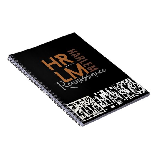 Klassiek verfijnd Harlem Renaissance Spelen Notitieboek (Rechterzijde)