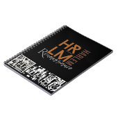 Klassiek verfijnd Harlem Renaissance Spelen Notitieboek (Linkerzijde)