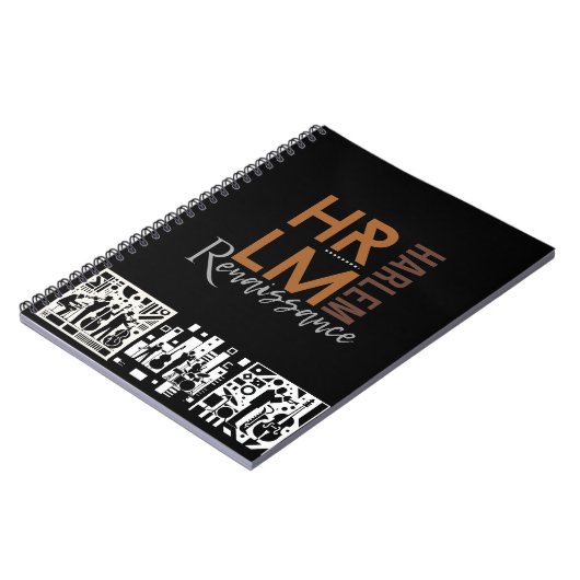 Klassiek verfijnd Harlem Renaissance Spelen Notitieboek (Linkerzijde)