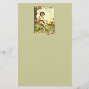 Klassiek Verhaalboek Kind Leest met Konijnen Briefpapier