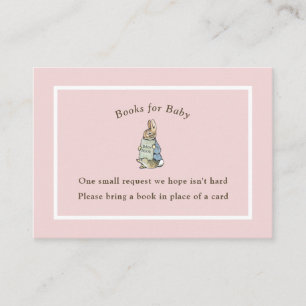 Klassiek Verhaalboek Konijn Gingham Vintage Baby Informatiekaartje
