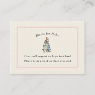 Klassiek Verhaalboek Konijn Gingham Vintage Baby Informatiekaartje