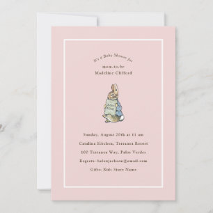 Klassiek Verhaalboek Konijn Gingham Vintage Baby Kaart