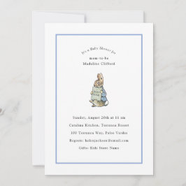 Klassiek Verhaalboek Konijn Gingham Vintage Baby Kaart