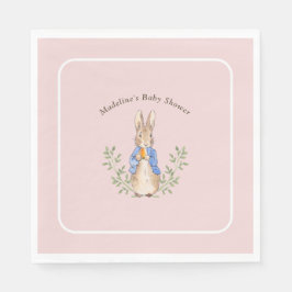 Klassiek Verhaalboek Konijn Gingham Vintage Baby Servet