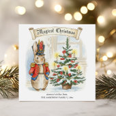 Klassiek Verhaalboek Peter Rabbit Kerstmis Feestdagenkaart