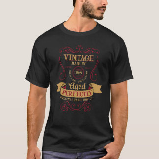 Klassiek Verouderd Perfect Gemaakt In 1998 Origine T-shirt