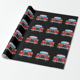 Klassiek verpakkingspapier voor auto's cadeaupapier