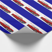 Klassiek verpakkingspapier voor auto's cadeaupapier (Hoek)