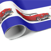 Klassiek verpakkingspapier voor auto's cadeaupapier (Rol Hoek)