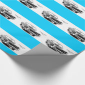 Klassiek verpakkingspapier voor auto's cadeaupapier (Hoek)