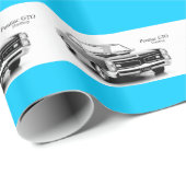 Klassiek verpakkingspapier voor auto's cadeaupapier (Rol Hoek)