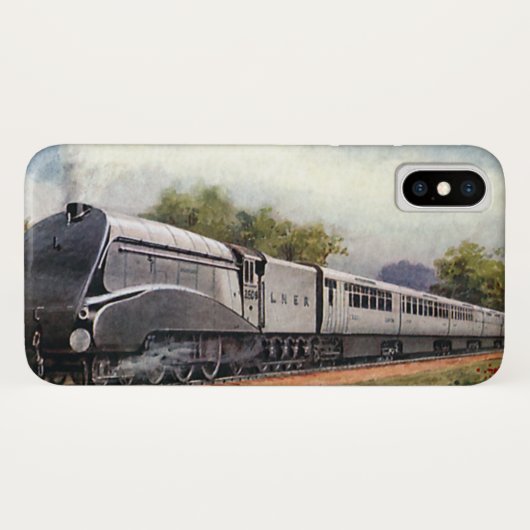 Klassiek Vervoer, Moderne Zilveren Bullet Trein Case-Mate iPhone Case (Achterkant (horizontaal))