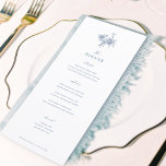 Klassiek Victoriaans Blauw Bloemen Trouwdiner Menu<br><div class="desc">Dusty Blue,   Blue,  Elegant Wedding Table Menu Kaarten Flat Menu Elegant Calligrafie Eet en Drink Trouwmenu's | Eenvoudige kalligrafie rustieke trouwmenu's trouwmenu's,  rustieke huwelijksmenu,  bloemenhuwelijksmenu,  huwelijkstafel menu</div>