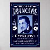 Klassiek Victoriaans Hypnotist Poster (Voorkant)