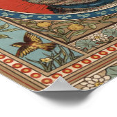Klassiek Victoriaans kattenleven voor Kitty Cat Poster (Hoek)