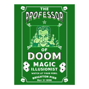 Klassiek  Victoriaans Magisch Show Foto Afdruk