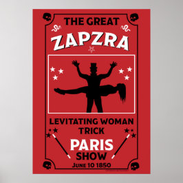 Klassiek  Victoriaans Magisch Show Poster