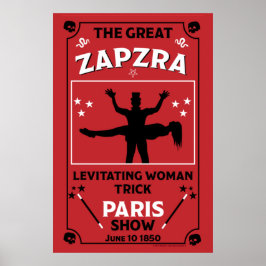 Klassiek  Victoriaans Magisch Show Poster