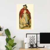 Klassiek victoriaans sprookjesboek van Mother Goos Poster (Thuiskantoor)