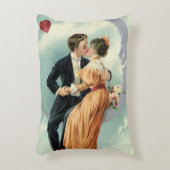 Klassiek Victoriaans stel kust op een wassende maa Accent Kussen (Voorkant(Verticaal))