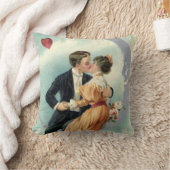 Klassiek Victoriaans stel kust op een wassende maa Kussen (Deken)