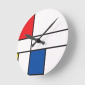 Klassiek Vierkanten Ronde Klok (Hoek)