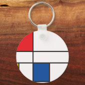 Klassiek Vierkanten Sleutelhanger (Voorkant)