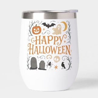 Klassiek, vintage Gelukkig Halloween