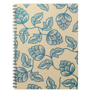 Klassiek Vintage Hopbladeren Patroon Notitieboek