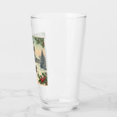Klassiek/vintage kerstscène glas (Links)
