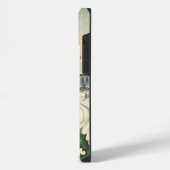 Klassiek/vintage kerstscène iPhone hoesje (Linkerkant)