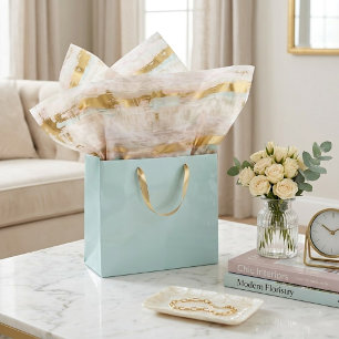 Klassiek Vintage Strepen Kunstpatroon Tissuepapier