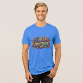 Klassiek Vintage Tri-Blend Shirt (Voorkant volledig)