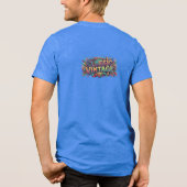 Klassiek Vintage Tri-Blend Shirt (Achterkant)