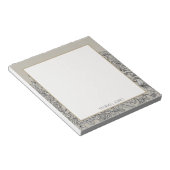 Klassiek Vintage Wilde Bloem Custom Notitieblok (Schuin)