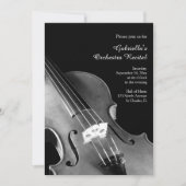 Klassiek Violin Orchestra Overweging Uitnodiging (Voorkant)