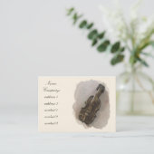 Klassiek viool visitekaartje (Staand voorkant)