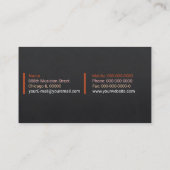 Klassiek Viool Visitekaartje (Achterkant)