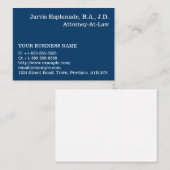 Klassiek,  Visitekaartje (Voorkant / Achterkant)