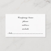 Klassiek Visitekaartje Argyle (Achterkant)