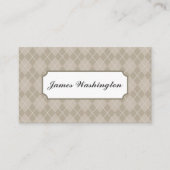 Klassiek Visitekaartje Argyle (Voorkant)