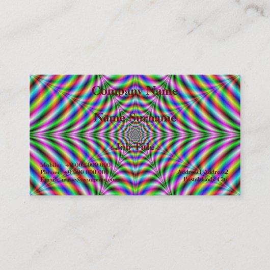 Klassiek Visitekaartje Twaalf-punts Psychedelic (Voorkant)