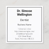 Klassiek, Visitekaartje van de Beroeps van de gezo (Voorkant)