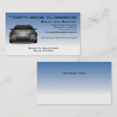 Klassiek Visitekaartje voor automatische verkoop e (Voorkant / Achterkant)