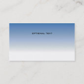 Klassiek Visitekaartje voor automatische verkoop e (Achterkant)